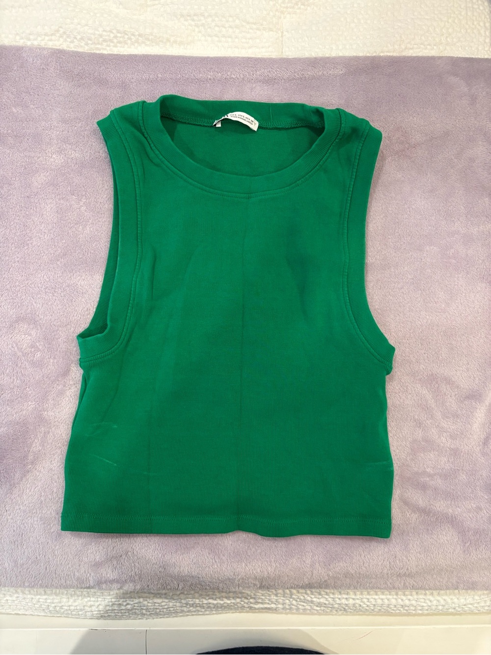 Zara Sleeveless Crop Top